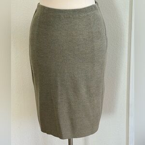 Chico's Classic Khaki Knit Pencil Skirt size 16 (Chico’s size 3)